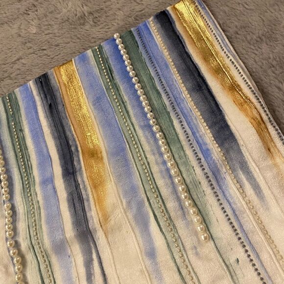 Callisto Home velvet Pearl detailed decorative sham - Picture 2 of 9